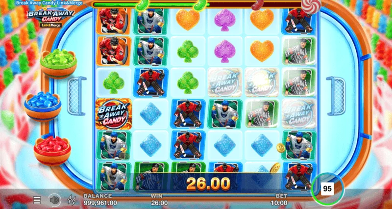 Break Away Candy – Free Spins indítása növekvő Multiplier Traillel